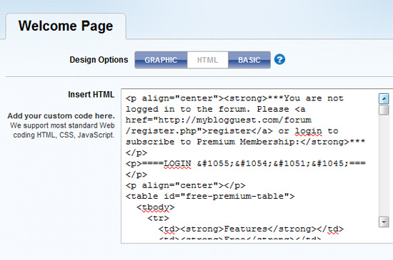 an example of how to use html